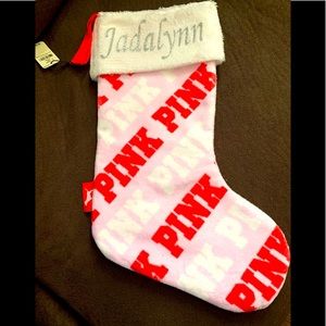 VS PINK Personalized Christmas Stocking